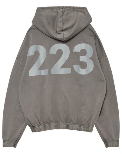 Halo - Dhobi Boxy Hoodie - Gunmetal